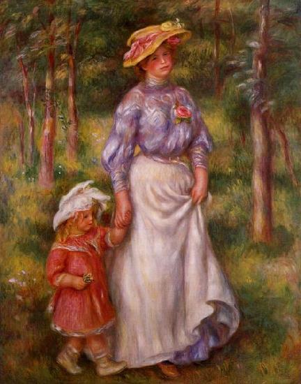 Pierre Auguste Renoir La promenade